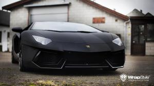 2017 Lamborghini Aventador LP700-4 Matte Black by WrapStyle